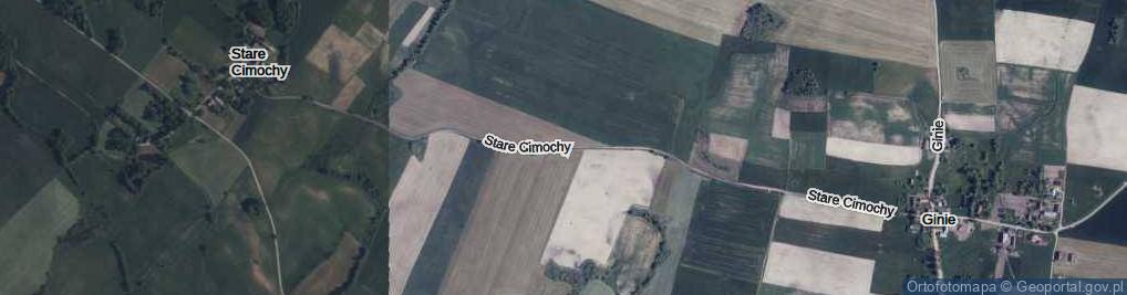 Zdjęcie satelitarne Stare Cimochy ul.